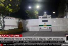 CÚCUTA: GNB instala vallas en la frontera ante segunda vuelta presidencial