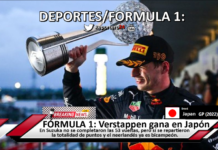 FÓRMULA 1: Verstappen gana en Japón