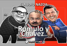 CLAUDIO NAZOA: Rómulo me pellizcó un cachete y Chávez me dio la mano