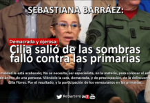 POLÍTICA: Una Cilia demacrada, falló contra las primarias