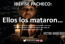 IBÉYISE PACHECO: Ellos los mataron…